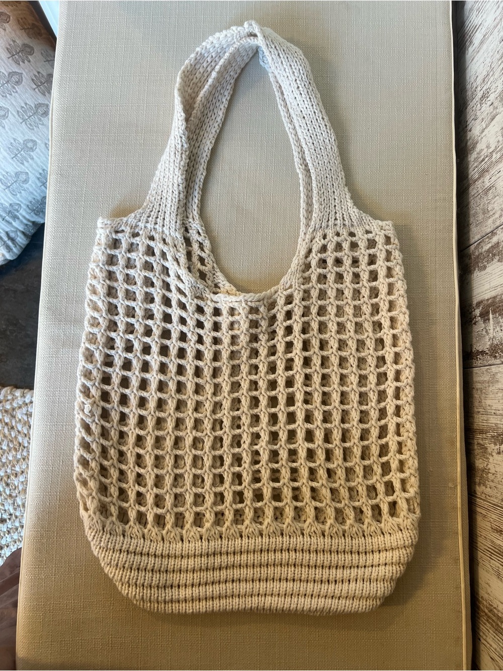 Beach Day Knitted Should Bag